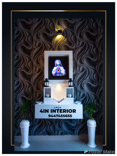 Prayer Room Designs by Interior Designer Raphael verghese, Alappuzha | Kolo