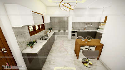 Kitchen, Storage, Flooring, Furniture Designs by 3D & CAD Fahadh Kodumudi, Malappuram | Kolo
