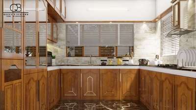 Kitchen, Storage Designs by 3D & CAD QueenB Designs, Thrissur | Kolo
