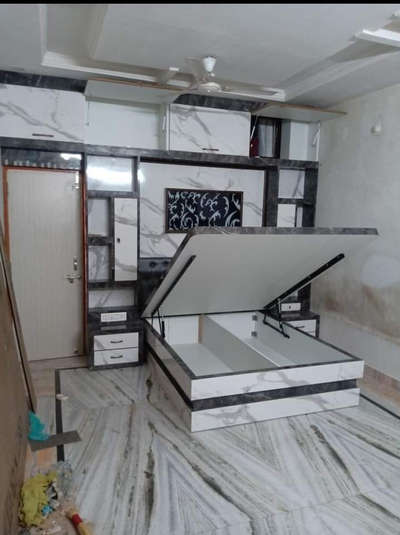 Furniture, Flooring, Storage, Wall, Bedroom Designs by Carpenter Tahir Husain, Delhi | Kolo