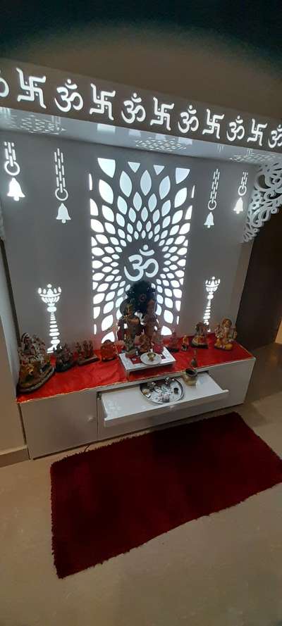Lighting, Prayer Room, Storage Designs by Contractor Ravi 87504 52315  Prakash, Gurugram | Kolo