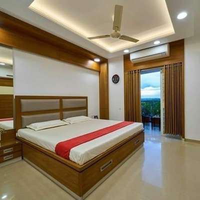 Bedroom, Furniture, Lighting, Ceiling Designs by Contractor Ali Azam, Noida | Kolo