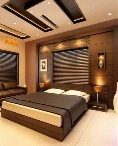 Ceiling, Bedroom, Furniture, Storage, Wall Designs by Architect Architect  Shubham Tiwari, Meerut | Kolo