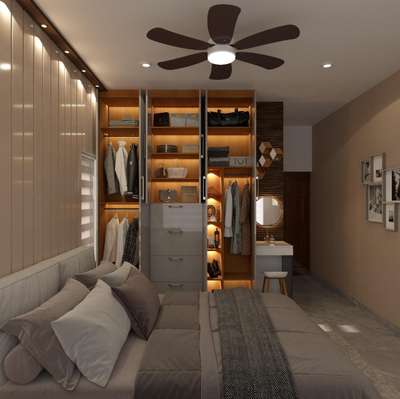 Furniture, Lighting, Storage, Bedroom Designs by Interior Designer Sreereng c, Kottayam | Kolo