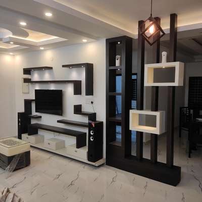 Living, Lighting, Storage Designs by Interior Designer Shemnath VS, Alappuzha | Kolo