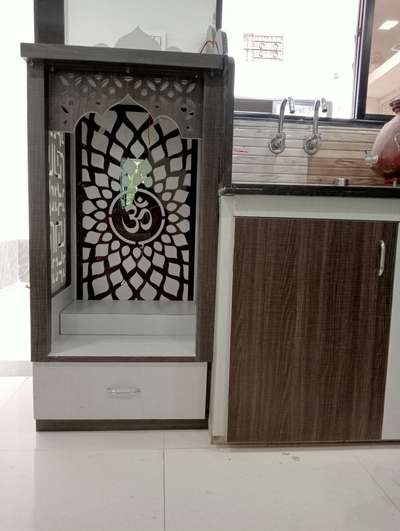 Prayer Room, Storage Designs by Carpenter Govind Vishwakarma, Indore | Kolo