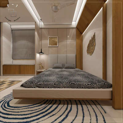 Lighting, Furniture, Storage, Bedroom Designs by Interior Designer Id Yogi Jangid, Jaipur | Kolo
