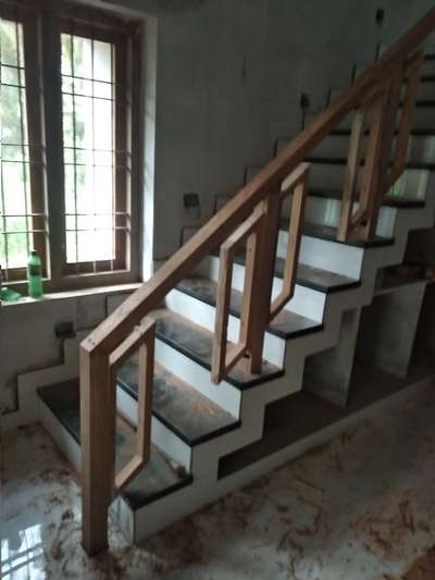 Staircase Designs by Carpenter aneesh ani, Malappuram | Kolo
