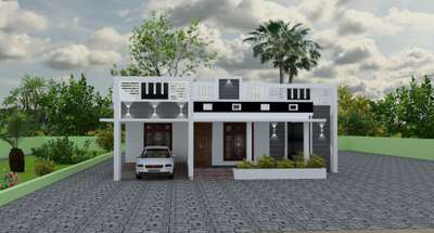 Exterior Designs by Civil Engineer C-Stone Builders, Kottayam | Kolo