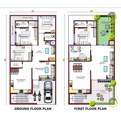 Plans Designs by Architect Excellent  Designs , Indore | Kolo
