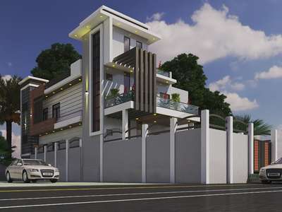 Exterior Designs by Architect Forfront  Dream घर , Sikar | Kolo