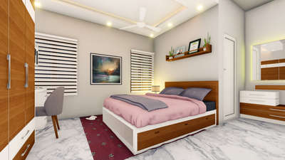 Furniture, Lighting, Storage, Bedroom Designs by Civil Engineer Naveen A, Kollam | Kolo