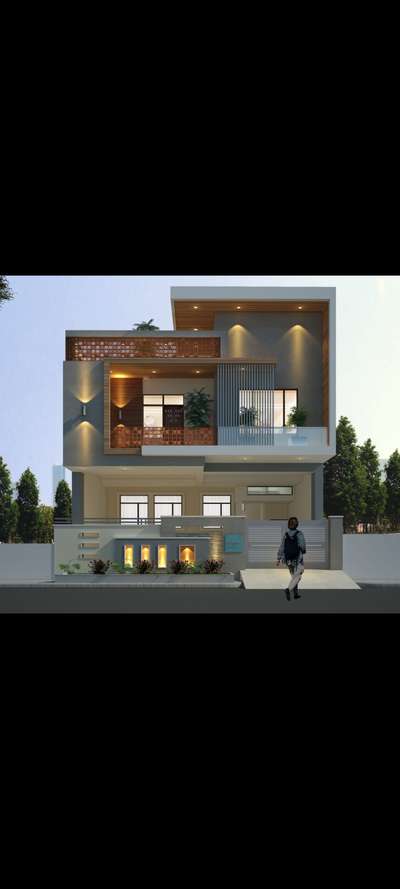 Exterior, Lighting Designs by Architect Purushottam Saini, Jaipur | Kolo