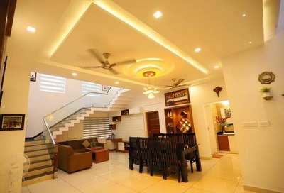 Ceiling, Dining, Furniture, Table Designs by Contractor Royal Trend, Thrissur | Kolo