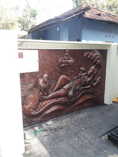 Wall Designs by Painting Works Thaipparampu Prasanth, Alappuzha | Kolo