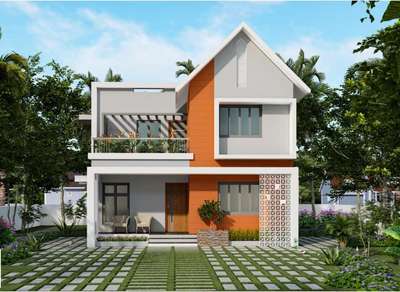 Exterior Designs by Contractor RATHEESH  RAVI, Ernakulam | Kolo