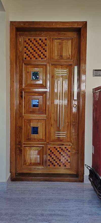 Door Designs by Painting Works sujith suji, Thiruvananthapuram | Kolo