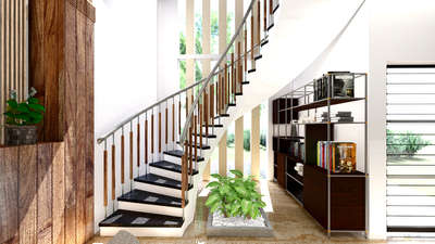 Staircase Designs by Architect vsn designs  and developers, Thiruvananthapuram | Kolo