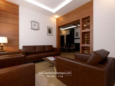 Living, Home Decor Designs by 3D & CAD Santhosh  mathew , Pathanamthitta | Kolo