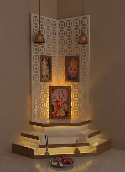 Prayer Room, Storage Designs by Carpenter kasim saifi, Amroha | Kolo