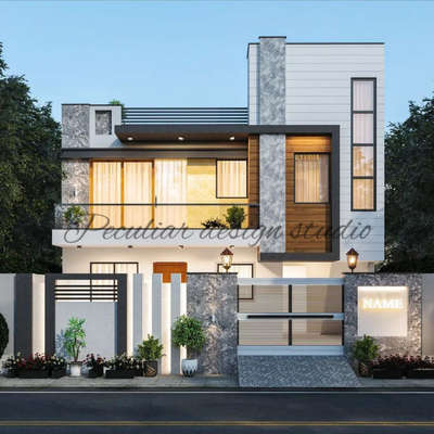 Exterior Designs by Architect peculiar design studio  ArAnshika, Jaipur | Kolo