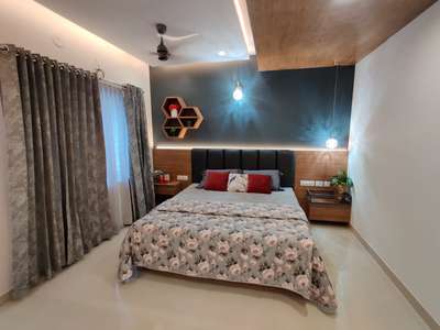 Ceiling, Furniture, Storage, Bedroom, Wall Designs by Interior Designer Bibin Antony, Ernakulam | Kolo