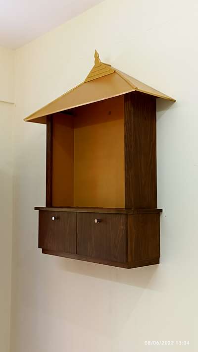 Prayer Room, Storage Designs by Carpenter jose judy, Ernakulam | Kolo