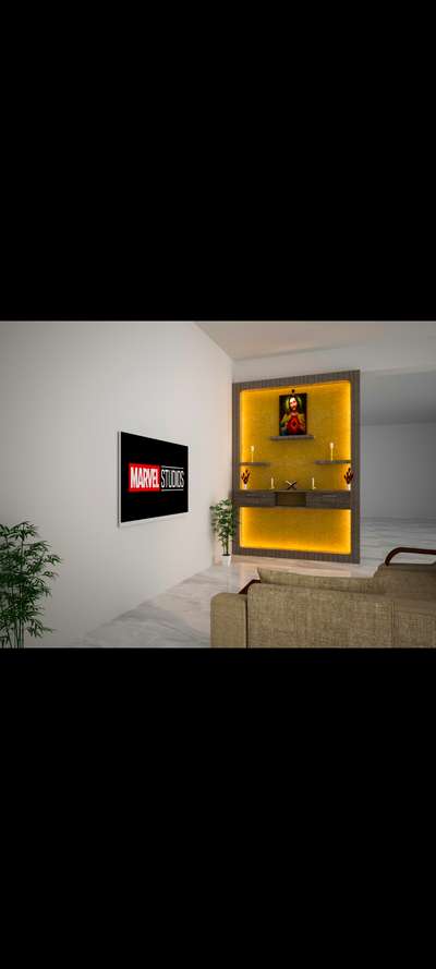 Prayer Room Designs by 3D & CAD nandu shaji, Idukki | Kolo