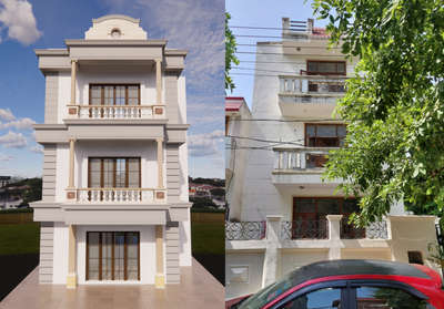 Exterior Designs by Architect Vaishali Sharma, Ghaziabad | Kolo