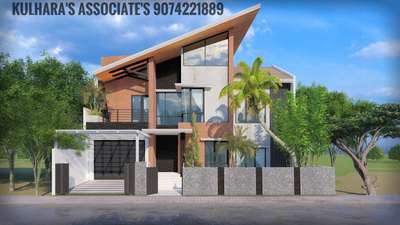 Exterior Designs by Civil Engineer KULHARAS  ASSOCIATES , Indore | Kolo