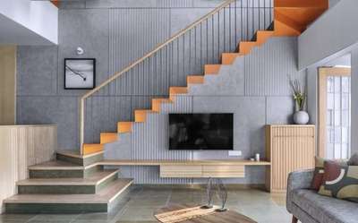 Staircase, Living, Storage Designs by Contractor सुनील कुमार, Delhi | Kolo