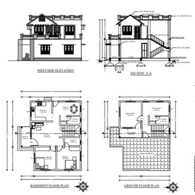 Plans Designs by Contractor saji pasha, Kottayam | Kolo