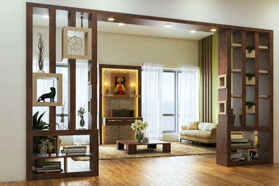 Living, Furniture, Wall, Prayer Room Designs by Interior Designer Manu Sukumar, Kottayam | Kolo