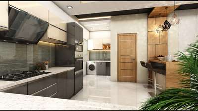 Kitchen, Lighting, Storage Designs by Architect TRYDS GROUP, Ernakulam | Kolo