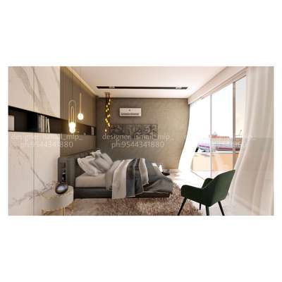 Bedroom, Furniture, Lighting, Storage, Wall Designs by Interior Designer Ismail mlp, Kasaragod | Kolo