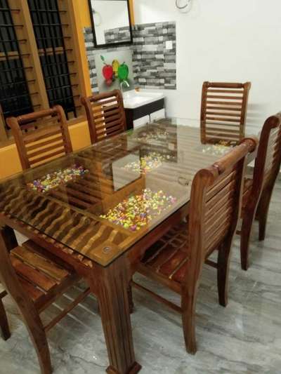 Dining, Furniture, Table, Window Designs by Carpenter Dileerpkumar Siju, Pathanamthitta | Kolo