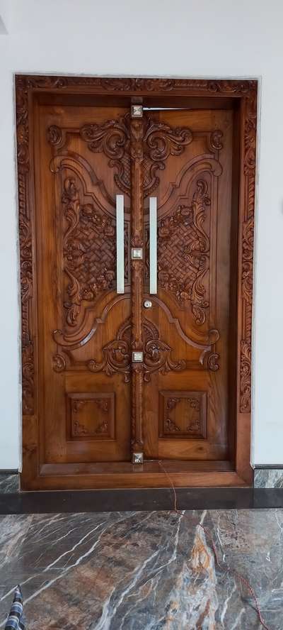 Door, Flooring Designs by Carpenter Vineeth Kumar M, Kannur | Kolo
