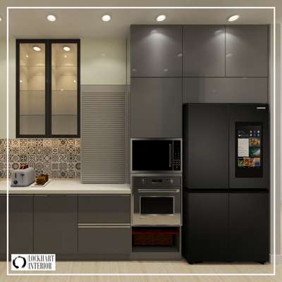 Lighting, Kitchen, Storage Designs by 3D & CAD Lockhart Interior, Gurugram | Kolo