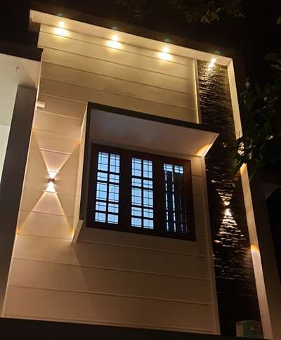 Exterior, Lighting Designs by Contractor abhilash AnnA interior, Ernakulam | Kolo