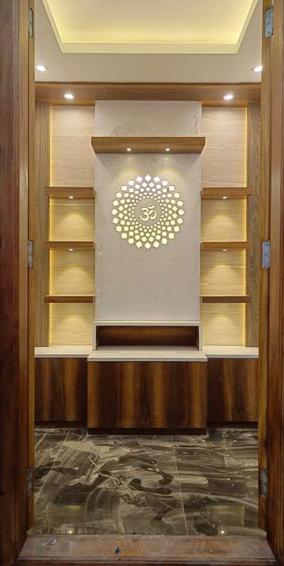 Prayer Room, Storage Designs by Civil Engineer Engr Arjun M Shaji, Thiruvananthapuram | Kolo