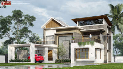 Exterior Designs by Architect NESTA DESIGNS, Malappuram | Kolo