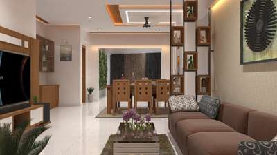 Living, Furniture, Home Decor, Dining Designs by Interior Designer RAJESH  TM, Kozhikode | Kolo