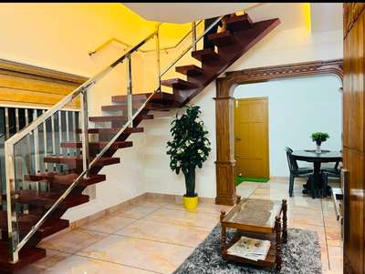 Home Decor, Staircase, Table Designs by Contractor Mathew Thomas, Alappuzha | Kolo