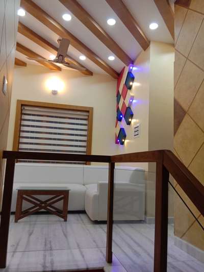 Staircase, Furniture, Living, Ceiling Designs by Interior Designer Munna Kumar, Palakkad | Kolo