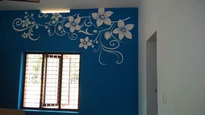Wall, Window Designs by Painting Works Sarath Vs, Pathanamthitta | Kolo