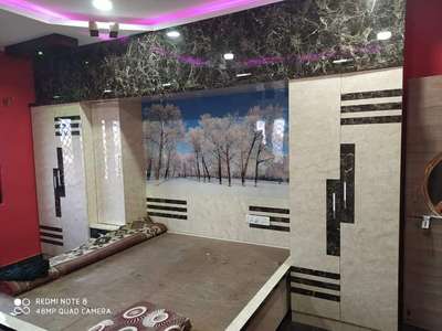 Door, Furniture, Storage, Bedroom, Wall Designs by Contractor Ajeet Vishwakarma, Bhopal | Kolo