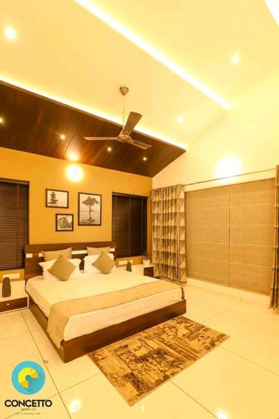 Ceiling, Furniture, Storage, Bedroom, Wall Designs by Architect Concetto Design Co, Malappuram | Kolo