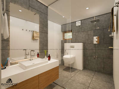 Bathroom Designs by Interior Designer RAYANCo INTERIORS  BUILDERS, Malappuram | Kolo