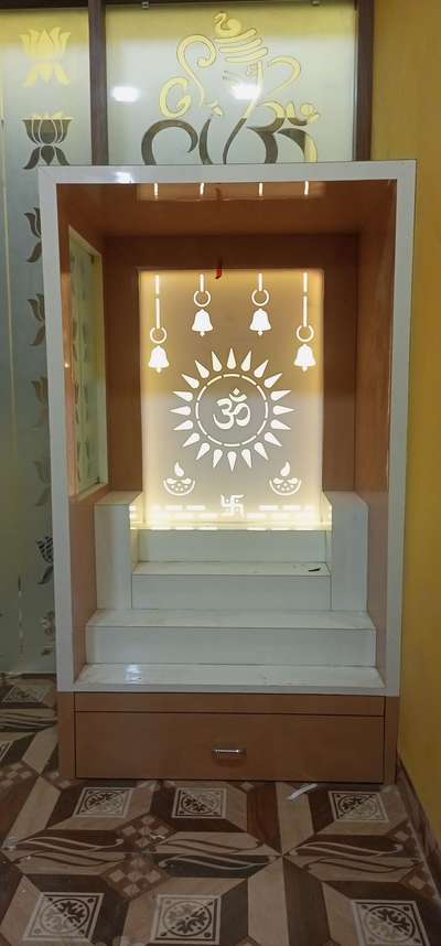 Prayer Room, Storage Designs by Interior Designer Pratik Mothe, Indore | Kolo