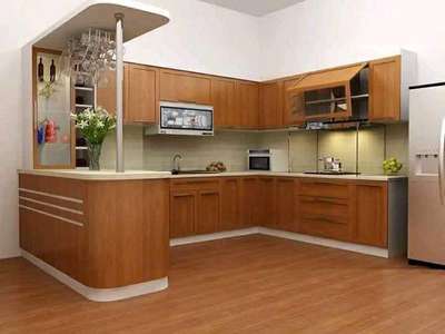 Kitchen, Lighting, Storage Designs by Architect Architect  Shubham Tiwari, Meerut | Kolo